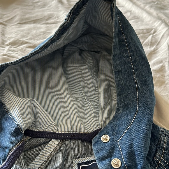 Youth girls Tommy Hilfiger hooded Jean jacket - size S(6-7) - Picture 5 of 8